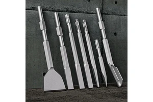 HEMEI New Arrival U-Shape Sand Blast Handle Electric Pick Electric Hammer Chisel 14*250mm Plain Finish for Well Drilling
