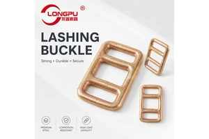 1 Inch 1.5 Inch 2 Inch Galvanized Steel Lashing Buckle Metal Three Bar Buckle for Ratchet Tie Down Strap OEM Supplier