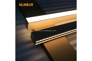 Office Linear LED Pendant Light 36W 1200mm 4ft Aluminum 4000K Dimmable Surface Mounted Suspended Lighting