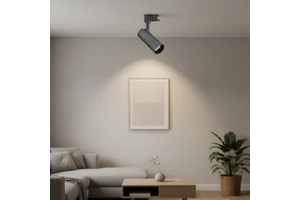 LED Track Light 30w Dimmable Aluminum Professional Lighting for Museum Art Gallery Retail Modular Design COB Rail System