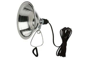 Aluminum Clamp Light 5.5/8.5/10.5-Inch Reflector,150-Watt, 18/2-Gauge 6-Foot Cord with Polarized Plug