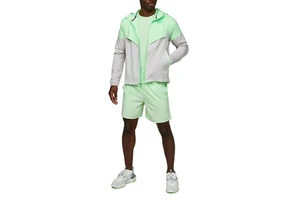 Custom Logo Winter Windbreaker Short Set Sweat Suit Tracksuit Custom Fabric Casual Long Sleeve Quick Dry Knitted Fabric for Men