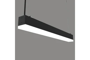 LED Linear Light Fixture 30W Black White lightning up and Down Led Ceiling Light for Office Retail Supermarket Shop Home
