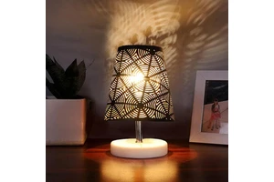 Stylish Glass and Metal Decorative Table Lamp Modern and Elegant Home Decor for Any Room