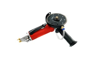TGS 6in/150mm Paddle Switch Rear Exhaust Pneumatic Wet Air Cutter Water Angle Grinder for Stone Marble Granite Tile Cutting