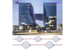 Outdoor Waterproof 50mmPoint Light Source for Advertising Sign Contour Building Decoration Full Color Pixel Point Light Source