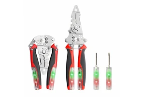 New Multi-Functional Electrician Fixed Pliers Popular Folding Wiring Pliers Metric Wire Stripper Crimping Tools Cutting Cable