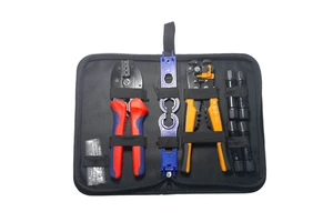 Solar PV Connector Tool Kit with Crimping, Stripping and Assembly Tools for MC4 Cable Installation and Maintenance