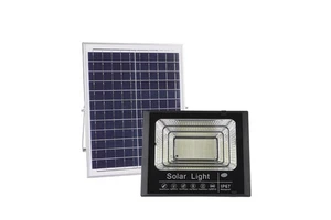 Flood Light LED Solar Outdoor Spotlight Remote Control Waterproof Wall Garden Street Lamp 150W