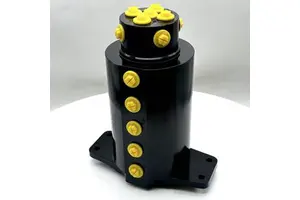 YHZ-9-4 9-Channel 25L/Min 25MPa Hydraulic Central Swivel Joint Rotary Union for Mini Excavator Construction Machinery Parts