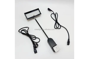 25W Expo Fair LED Spot Light Long Arm Exhibition Booth Lamp Adjustable Stand Lighting for Trade Show Display