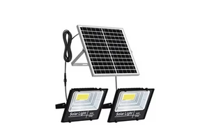 100W Outdoor LED Flood Light IP65 Aluminum Solar 180 Beam 6000K Daylight Touch Control Eco-friendly ROHS Certified for Garden