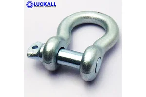 Bolt and Nut Bow Shackle G2130/G209 with Safety Pin US Type Alloy Steel 4" 150 Ton Hot Dip Galvanized