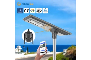 Complete 5 Years Warranty IP66 100W 200W Led Solar Street Lights With Pole