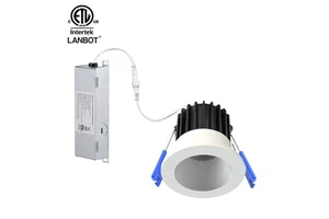 Lanbot ETL 2 Inch Remodel Square Shape Easy-installed COB LED Baffle Downlight With Standard and Narrow Flood