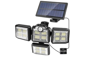 198 LED Solar Flood Light Wall Lamp