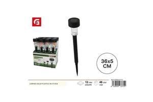 Plastic solar lamp 36.5x5.5 cm - Solar garden lighting