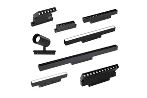 Modern Style Pre-Embedded Frameless Linear LED Light Aluminum Body Magnetic Track Lights for Living Room Lighting