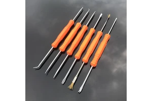 Repair Tool Set 6 Pc Soldering Assist Kit For Electronic Device Repair With Scraper And Precision Tips