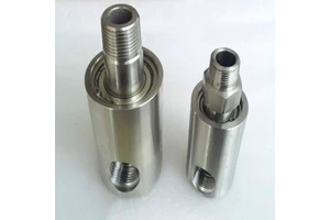 Air Two-way Left-hand Thread 100C Steam Rotating Joint Water Rotary Connector 1 1/2-3/4 Inch Brass Swivel Fitting