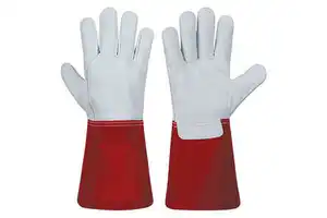 MIG Welding Gloves with Kevlar Liner and Cowhide Leather Protection