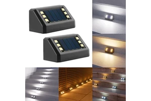 Solar Rainproof Step Lights - Outdoor Landscaping Atmosphere Lights for Steps and Trails
