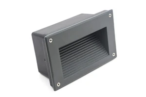 3W Outdoor IP65 Waterproof Aluminum Alloy 2700K Soft Warm White Horizontal Recessed LED Stair Step Light