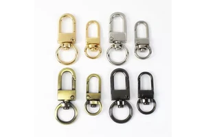 Meetee AP483 10/13mm Bag Hardware Accessories Hook Buckle Keychain Lobster Clasp Dog Connection Buckles