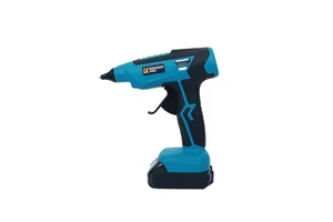 New Style Battery Pack Blue Cordless Rechargeable Hot Melt Glue Gun
