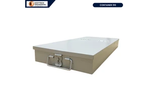 ET Container 310 Portable Lockable Metal Storage Box With Powder Coated Finish For Workshop And Industrial Tools & Equipment