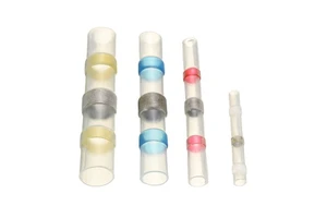 100pcs Set Wire Splice Connectors /heat Shrink Wire Terminal Protect Sleeves Kit