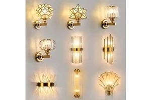 Modern Luxury LED Crystal Wall Lamp New Indoor Design for Home E27 Corridor Bedroom Living Room Bedside Decorative Wall Light