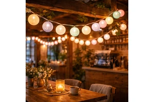 Colorful LED String Lights for Party Decoration Indoor Outdoor Festive Lighting