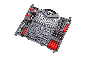 168 Piece Tool Set Kit General Household Hand Plastic Storage Repair Hand Tool Set Kit Box Toolbox Combo Storage Case