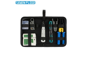 Multifunctional Network Cable Repair Tool Kit Rj45 Rj11 Cat5e Cat6 Tester Crimper Stripper Cutter Installation