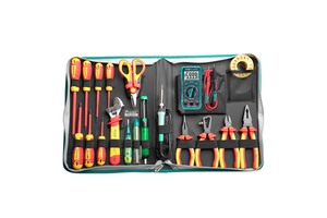 VDE 1000V Insulated Electrician Tool Kit, 19Pcs High Voltage Insulated Tools Set with Tool Bag for Electrical Work