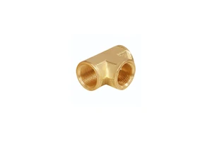 Brass Tee Elbow High Precision Pipe Fitting Durable Corrosion Resistant Connector for Plumbing and Industrial Applications