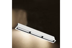Hot Sale 15W Rectangular Ceiling LED Sunlight Tubes Commercial Indoor Aluminum Alloy Recessed Linear Light for Indoor Fixture