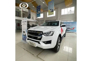Hot Selling Qingling 5 Seater Manual Turbo Diesel Pickup Truck R15 Tires New LED Lights Left Steering Euro VI Dark China