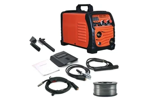 2026 Portable MIG-350 Welder Gasless 220V Arc Welder 3.4kVA 5 in 1 Machine for Tube Mill Line Optimal Design 0.8mm Wire