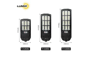 Customized ABS Solar Street Light Motion Sensor IP65 Waterproof All-in-One LED 3000K-6500K Color Temp 12-16H Lighting LiFePO4