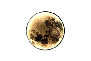 Hot Selling Household IP65 Indoor Decor Modern Moon Led Wall Lamp
