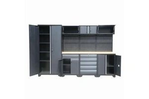 Steel Tool Storage Box with Compartments Durable Tool Organizer Workshop & Garage Toolbox Factory Direct Supply