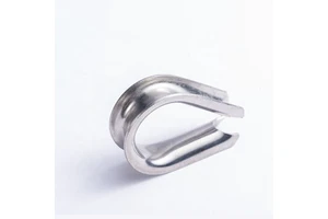 Stainless Steel Open Thimble for 18mm Playground Climbing Rope