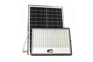 IP67 Waterproof Solar Flood Light 100W 200W 300W 400W 500W High Brightness LED Remote Control Dusk to Dawn for Outdoor Garden
