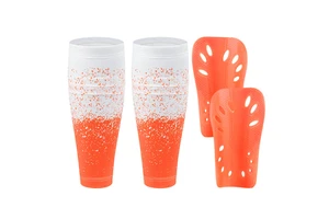 Hight Elasticity Soccer Shin Guard Football Calf Sleeves Soccer Sleeves with Shin Guards Set
