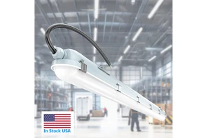 Stock in US EU LED Light Fixture 4ft 60W 3000K-6500K Wattage 5CCT Selectable IP65 LED Garage Tri-Proof Light