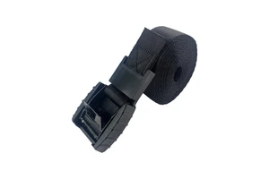 1" 25mm Padded Cargo Load Security Lashing Nylon Webbing Cam Buckle with Rubber Pad Cam Buckle