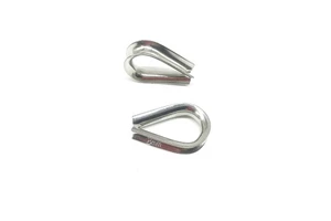 Marine Rigging Hardware European Style 8mm Metric Stainless Steel Wire Rope Thimble Industrial Use