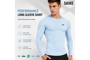 Camiseta Gimnasio Active Wear Quater Sweatshirts Running Men'S Shirts Workout Sportswear Long Sleeve Oversized Men Shirt For Gym